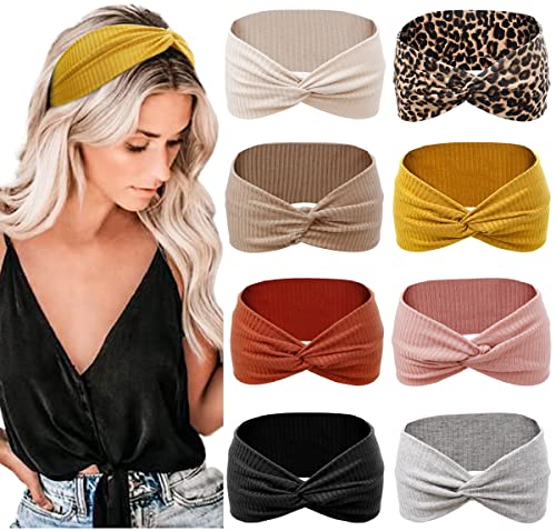Tobeffect Headbands for Women Non Slip for Short Hair. Yoga Workout Running Sport Elastic Hair Bands for Women's Hair Twis...