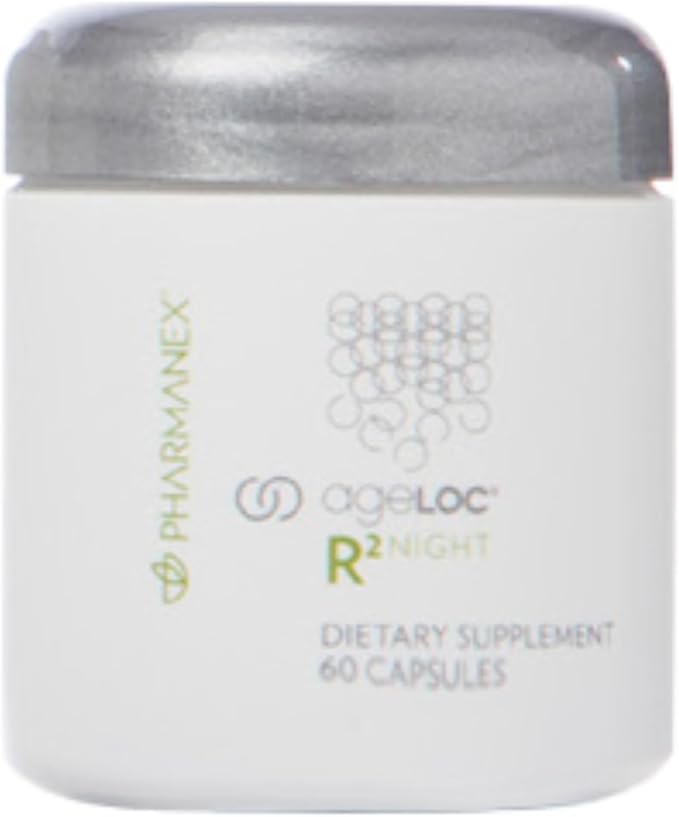 Nu Skin ageLOC R2 Night Blend | Renewal & Energy Supplement | Cellular Detox & Mental Clarity | Dietary Broccoli Seed Extract | Resets Young Gene Clusters | 60 Capsules