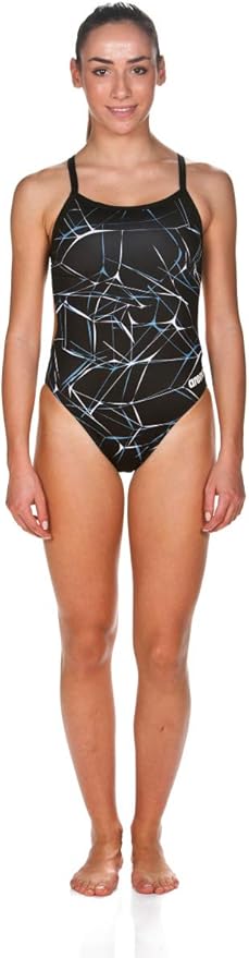 ARENA One Piece Swimsuit Women Athletic Apparel - Open Back Swimming & Training Suit - Challenge Back