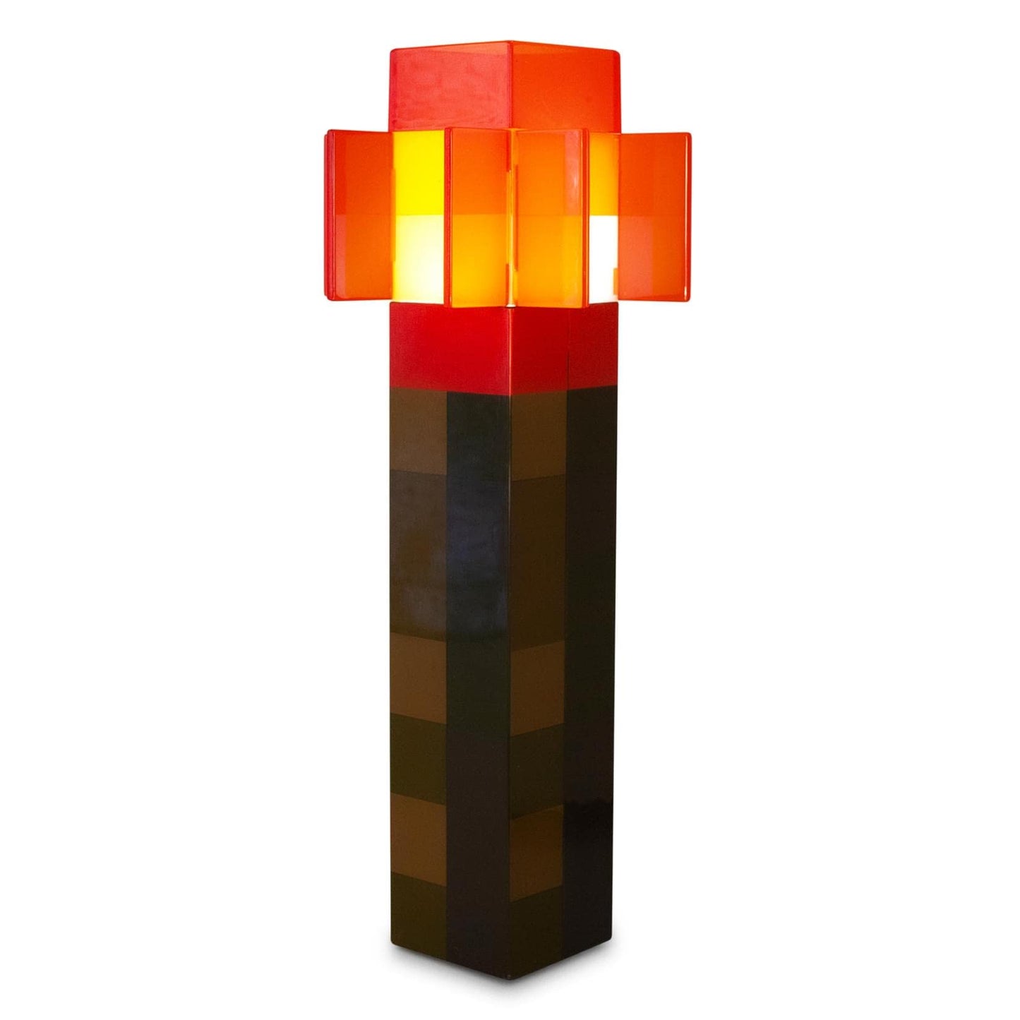Minecraft Redstone Torch Nightlight | LED Mood Light with Dusk to Dawn Sensor | Plastic | One Size | Brown