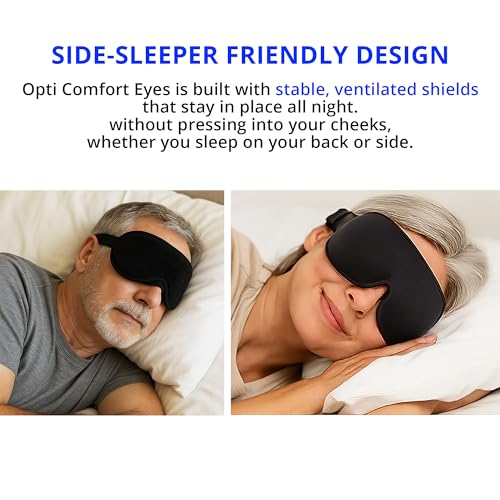 Sleep Mask for Cataract & LASIK Recovery – 3D Contoured Eye Protection for Comfortable Sleep