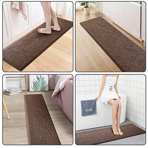 KMAT Kitchen Mat Cushioned Anti-Fatigue Waterproof Non-Slip Standing Mat Ergonomic Comfort Rug for Home,Office,Sink,Laundr...