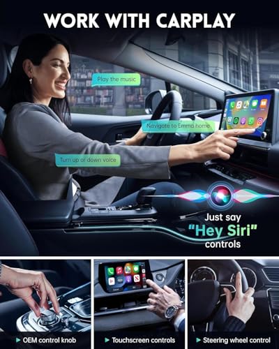 Amzfeel Wireless CarPlay Adapter for Apple iPhone iOS 10+ & Cars from 2015+, Mini Edition, Converts Factory Wired to Wirel...