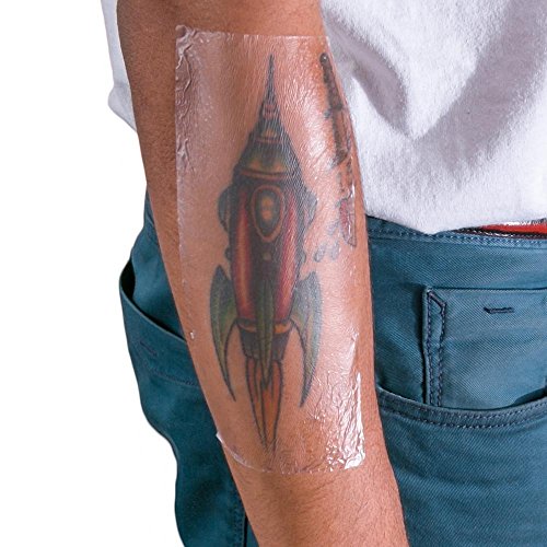 Recovery Aftercare Derm Shield Tattoo Cover Up Patch - Latex-Free & Waterproof Tattoo Aftercare Bandage - Transparent Matt...