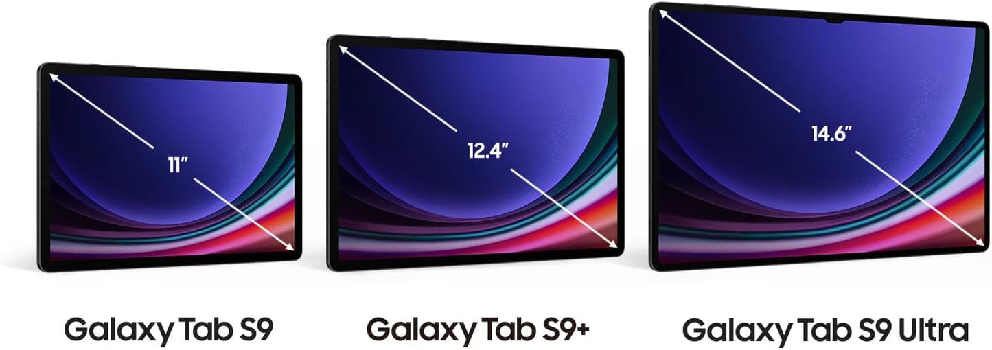 Samsung Galaxy Tab S9 Fe+ Wifi Android Tablet, 8Gb Ram, 128Gb Storage, S Pen Included(International Version) (Gray)