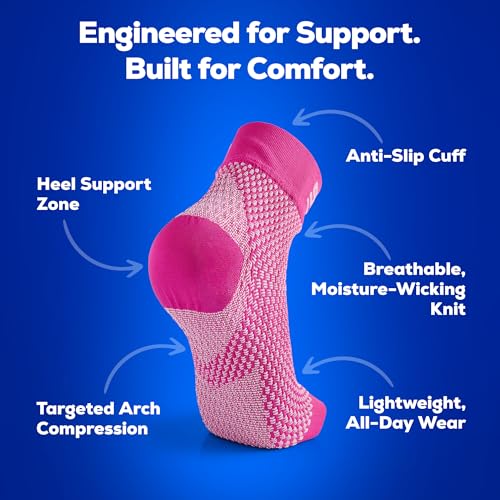SB SOX Plantar Fasciitis Relief Socks – Ankle Brace Compression Sleeve – Arch Support for Foot Pain, Swelling, Heel Spurs...