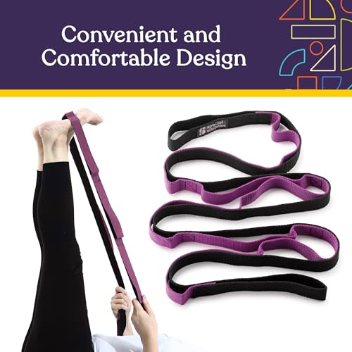 SPECIAL SUPPLIES Yoga Strap for Stretching, Stability Training, Fitness, Flexibility, Physical Therapy, Home Workout Equip...