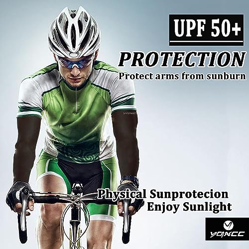YQXCC 6 Pairs Arm Sleeves | Cooling UV Sun Protection | Sports Compression Sleeves | for Men Women