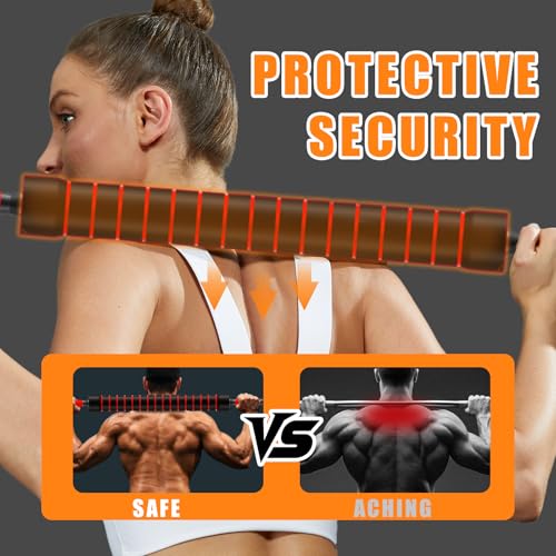 BBRUN Adjustable Dumbbell Set 25/45/75/90LB, Changeable Dumbbell Set with Connecting Rod 4 in1 Dumbbells Set Used as Barbe...