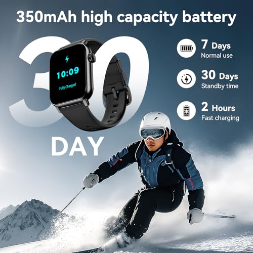 Smart Watches for Men Women, 1.83" HD Touchscreen with Bluetooth Calling, IP68 Waterproof Fitness Tracker, 120+ Sport Mode...