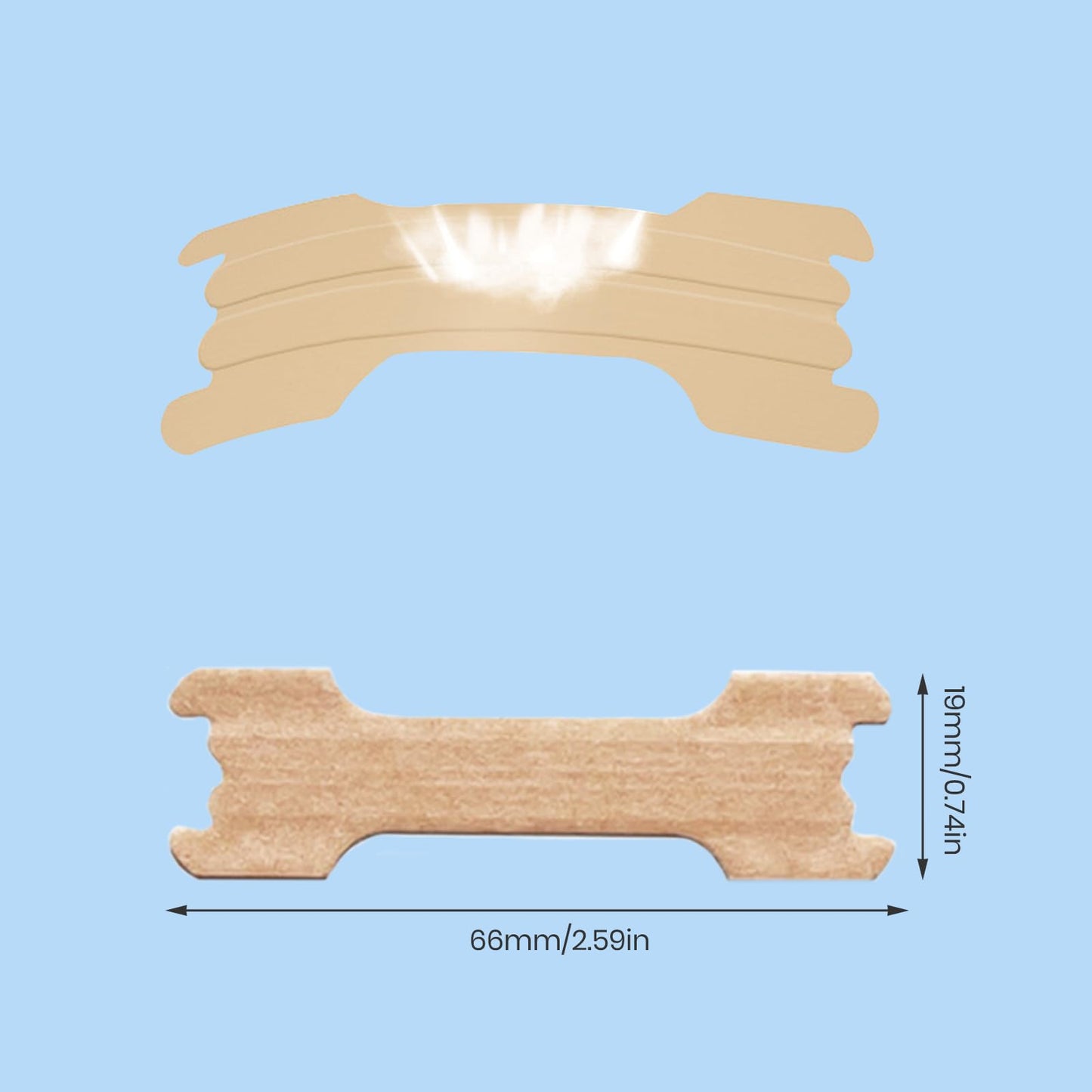 MQUPIN 150 Counts Nasal Strips Upgraded, Drug-Free, Safe, Long Effect, Reduction Snoring, Nasal Strips for Snoring Congestion Relief(66mm*19mm)