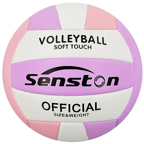 Senston Volleyball Official Size 5 - Waterproof Indoor/Outdoor Soft Volleyball for Kids Youth Adults,Beach Play, Game,Gym,...