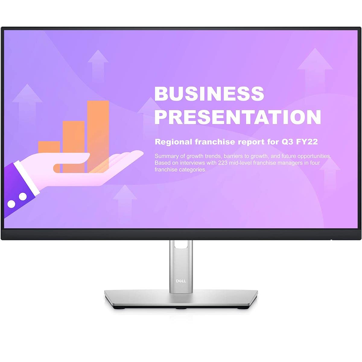 Dell 24 Monitor - P2422He - Full Hd 1080P, Ips Technology, Usb-C Hub Monitor With Comfortview Plus,Black