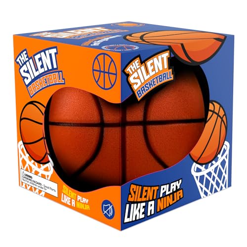 Rzkipdy Silent Basketball Size 5 (27.5") – Not Vacuum Shipped - 2025 Upgraded Airless Soft Foam Ball Soundless for Quiet D...