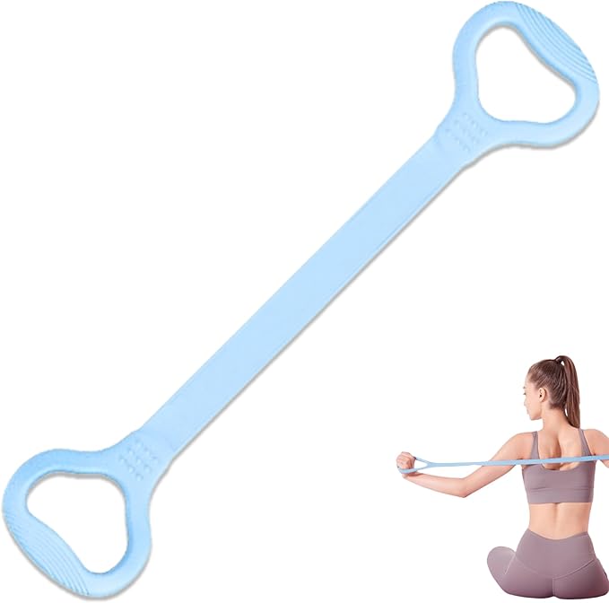 LEZER Figure 8 Resistance Band, Fitness Elastic Rope, Execrise Workout for Arm, Back, Chest and Shoulder, Yoga, Pilates, S...