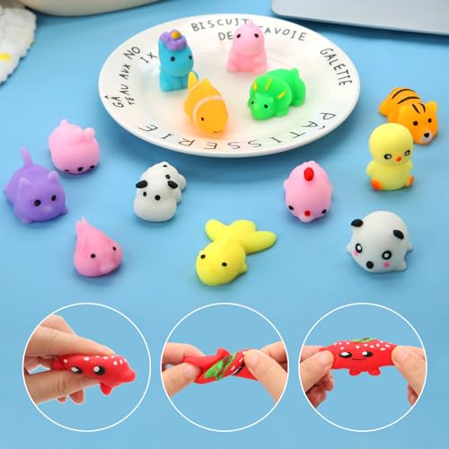 30 Pack Squishy Toys, Kawaii Squishies Party Favors for Kids 4-8 8-12 Treasure Box Toys for Classroom Birthday Xmas Gifts ...