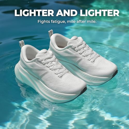 ALLSWIFIT Women's Road Running Shoes Cushion Tennis Shoes Non-Slip Comfortable Lightweight Gym Workout Athletic Arch Suppo...