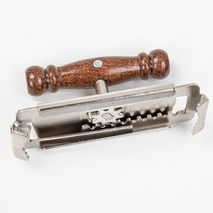 Bandwagon Twister Jar Opener, Steel with Wood Handle for Easy Hand Mobility
