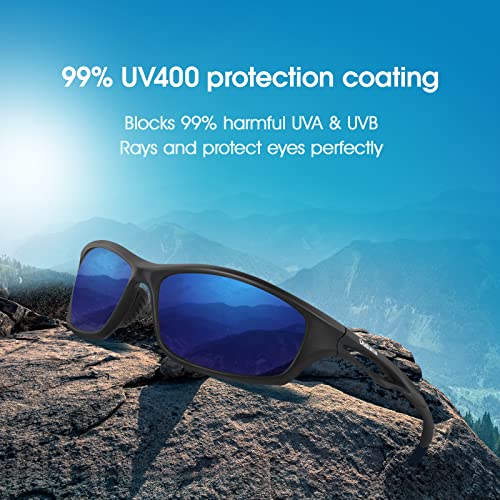 Duduma Polarized Sports Sunglasses for Men Women Running Cycling Fishing Golf Driving Shades Sun Glasses Tr90
