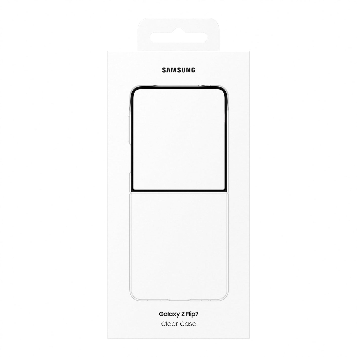 Samsung Clear Case Ef-Af766 For Galaxy Z Flip7, Clear Case, Scratch-Resistant, Slim Design, Transparent