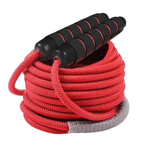 16 FT Long Jump Rope for Kids Adults,Double Dutch Jump Rope,Adjustable Skipping Ropes with High-strength Nylon Braided Rop...