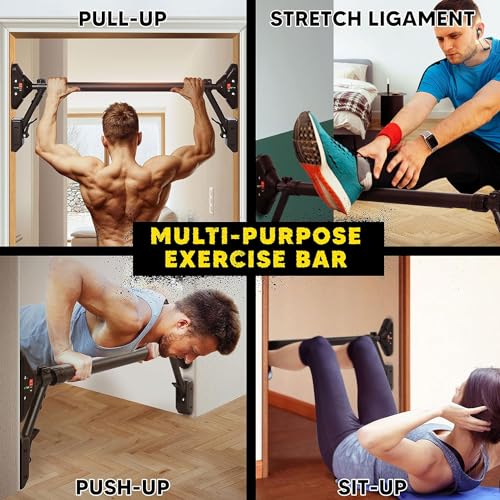 Pull Up Bar/Chin up bar Upper Body Workout Bar, Super load-bearing: Dual Security Locking, Two-way Support