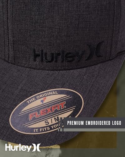 Hurley mens One & Only Corp Flexfit Perma Curve Bill Baseball Hat