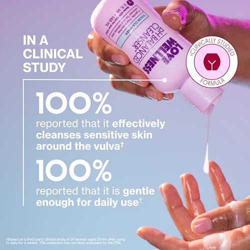 Love Wellness pH Balancing Cleanser | Feminine Vaginal Wash | Fragrance-Free | Vaginal Cleanser for Balanced pH, Intimate ...