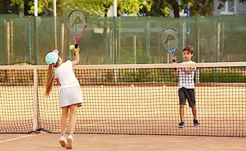 AMA SPORT Kids Tennis Racket for Junior Toddlers Starter Kit 17-25" Tennis Racquet for Girls and Boys with 420D Nylon Shou...
