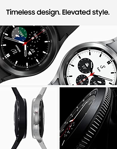 Samsung Galaxy Watch 4 Classic 46mm Smartwatch with ECG Monitor Tracker for Health Fitness Running Sleep Cycles GPS Fall D...
