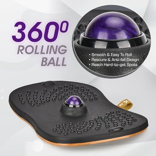 Yes4All Wobble Balance Board for Standing Desk/Anti-Fatigue Office Foam Pad - Standing Desk Mats, Rocker Board, Office Acc...