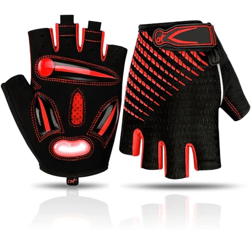 Bike Cycling Gloves for Men Women,Non-Slip Breathable 5MM Gel Pads DH Mountain Road Bicycle Gloves for MTB Biking Cycling,...