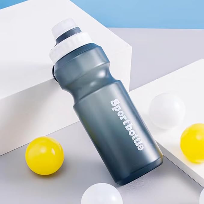 Kids Water Bottle，Sports Water Bottle, Plastic Water Bottle,BPA-Free,Leak-Proof, Reusable Water Bottle for School, Outdoor,Gym, Running, Hiking (Grey (26 OZ))