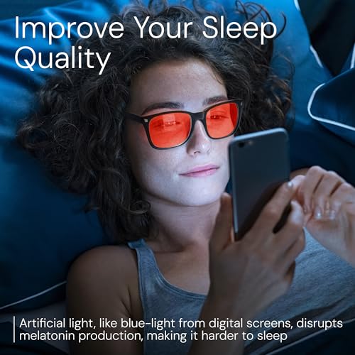livho DreamGaze Blue Light Blocking Glasses for Better Sleep - Night Driving Premium Computer Blockers for Man and Woman