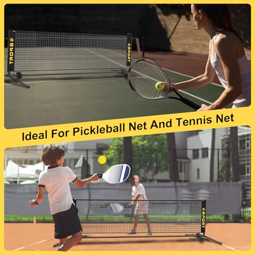 Furypiont 10 FT Mini Portable Volleyball Net Equipment Set with Rubber Volleyball,Pump and Potable Carry Bag.Adjustable He...