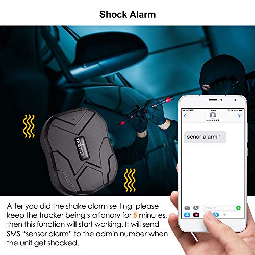 onPoint GPS Tracking - Free SIM Card - Magnetic GPS Tracker for Vehicle Tracking - Strong Magnetic Attachment - 45 Days Fr...
