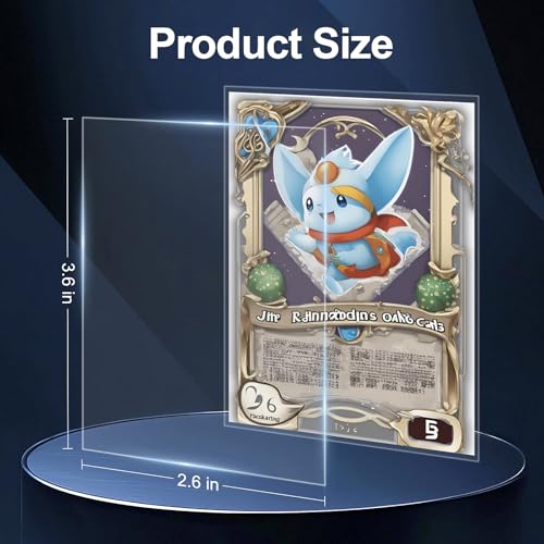 600 Pack Card Sleeves, Soft Penny Sleeves for Trading Cards, Perfect Fit for TCG, MTG, Baseball & Sports Cards