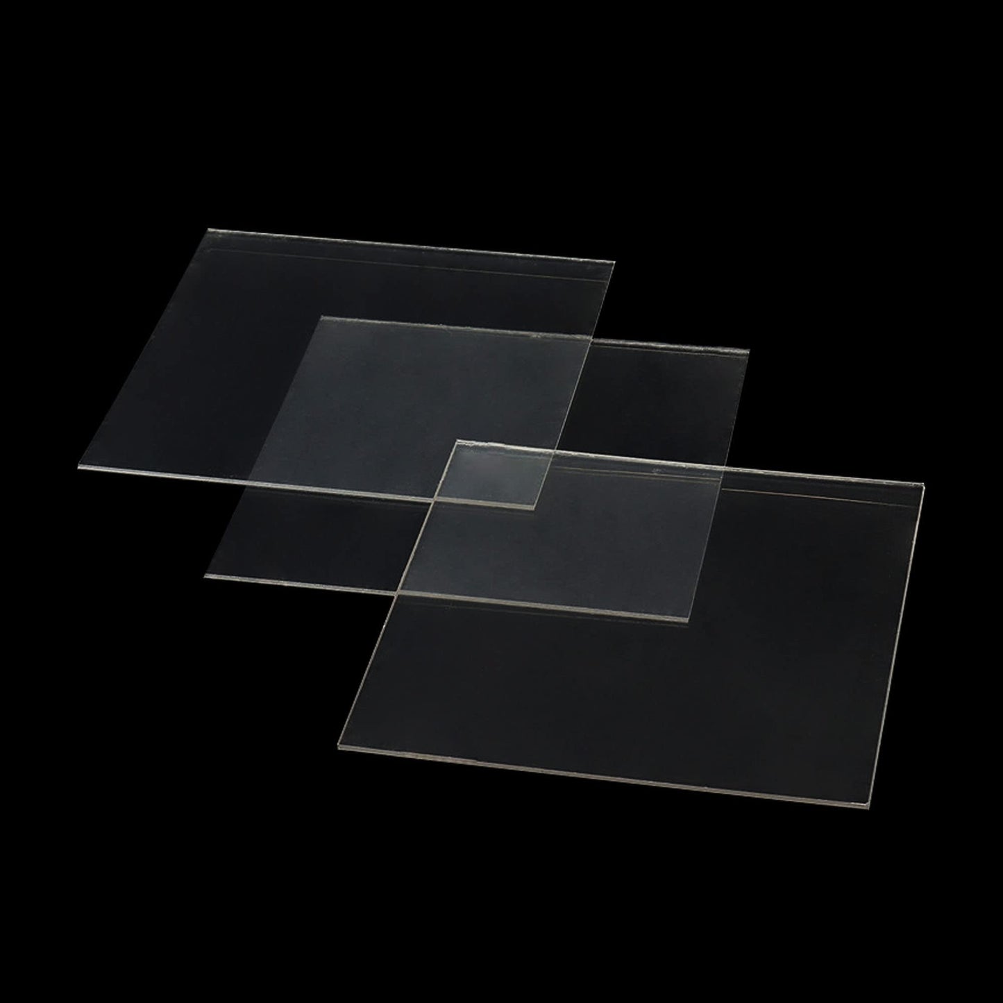 5''x5'' Dental Lab Orthodontic Splint Retainer Slice Vacuum Forming Sheet Soft Hard 1.0/1.5/2.0mm Thermoforming Material (Hard Film 1.5 15Pcs)