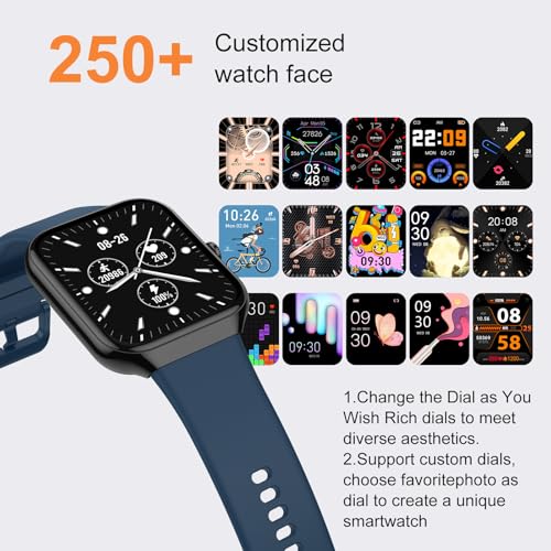 Smart Watch for Men Women (Answer/Make Call), 1.96"HD Smartwatch with Heart Rate/Sleep Monitor/Pedometer, 113+ Sports Fitn...