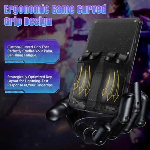 R36MAX Retro Gaming Console, Built-in 64G TF Card, Open Source Linux System, Support 23＋Mainstream Emulator Games & 18000+ Classic Games, 4.0-in 4k HD IPS Screen Video Player, 4000mAh Battery(Black)