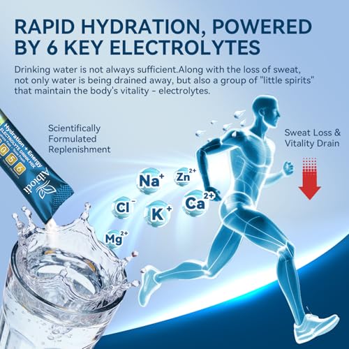 Aibiodi Electrolytes Powder Packets - Sugar Free & Zero Calorie Liquid Daily IV Drink Mix - Instant Hydration & Energy Sup...