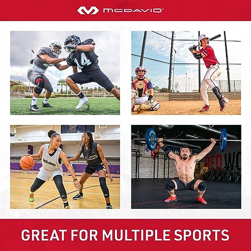 McDavid Gel Knee Brace Sleeve. Elastic Compression Sleeve for Pain, Recovery, Injury. Increases Blood Flow and Stability o...