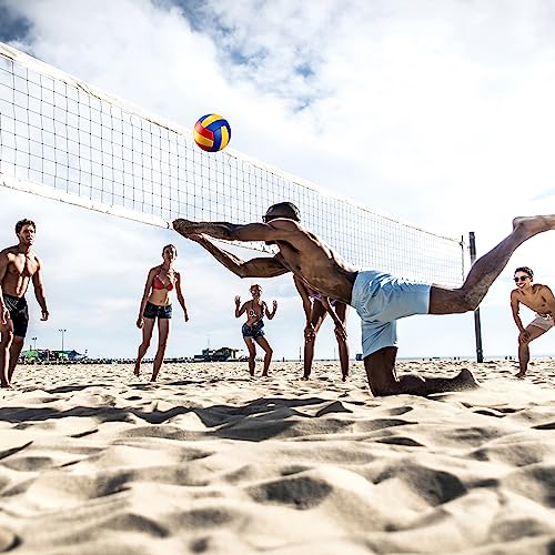 Syhood 10 Pcs Official Size 5 Volleyballs, Soft Volleyball with Pump Needle, Indoor Outdoor Volleyball for Adult Beach San...