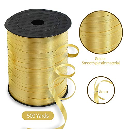 TONIFUL 500 Yards Curling Ribbon-Balloon Ribbon-Balloon String for Art&Craft Decor,Gift Wrapping,Ribbons and Bows for Chri...