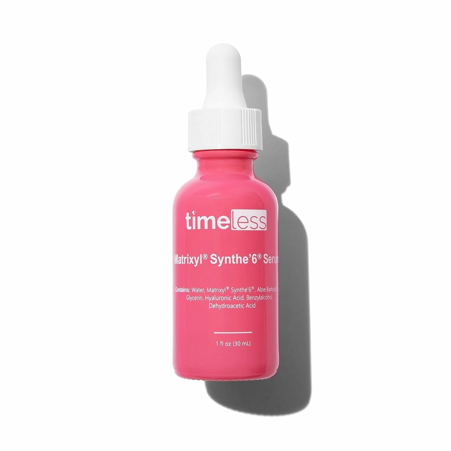 Timeless Skin Care Matrixyl Synthe6 Serum - Face Serum for Skin Care - with Hyaluronic Acid for Hydration - 1 oz
