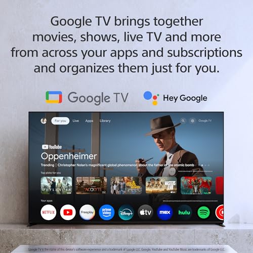 Sony BRAVIA 2 II 43 Inch 4K Ultra HD LED Smart TV with Google TV and Exclusive Features for PlayStation®5 (K-43S20M2), 202...