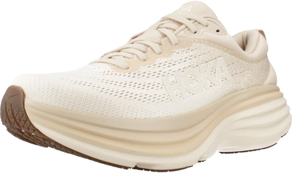 Hoka Men's Bondi 8 Shifting Sand/Vanilla 10.5 Medium