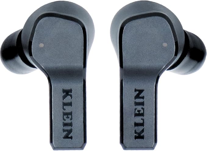 Klein Tools AESEB1S SMART SENSE True Wireless Safety Earbuds with Bluetooth and Situational Awareness, 26dB Hearing Protec...