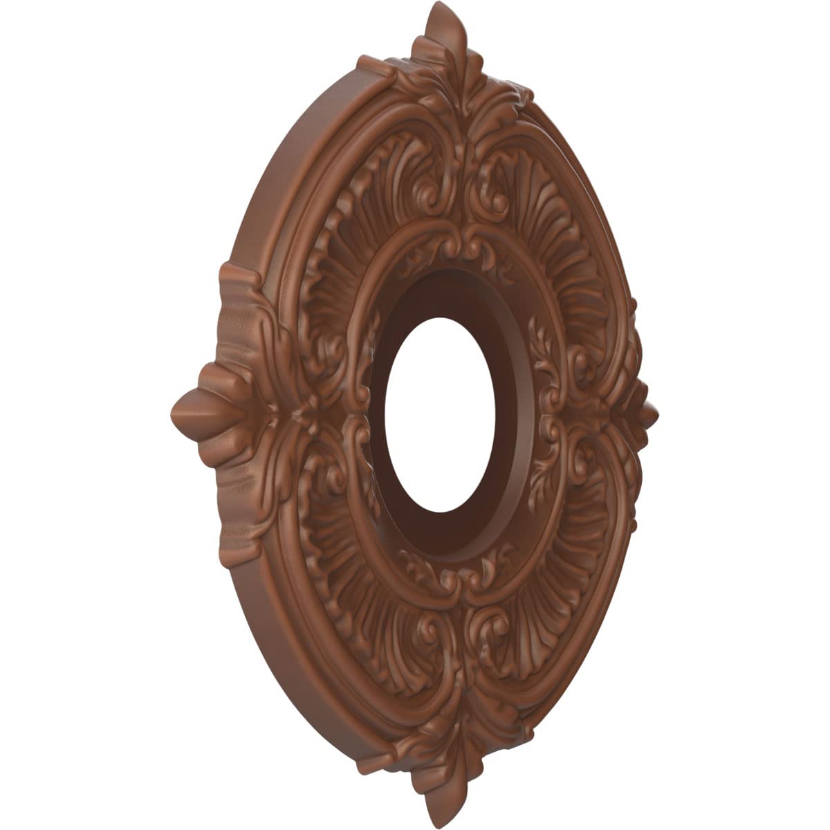 Ekena Millwork Cmp13Atdru Attica Thermoformed Pvc Ceiling Medallion (Fits Canopies Up To 5), 13Od X 3 1/2Id X 3/4P, Universal Ag