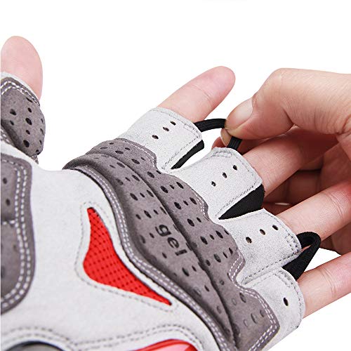 CXWXC Cycling Gloves for Men Women - Breathable Gel Road Mountain Bike Riding Gloves - Anti-Slip Bike Glove for Fitness Cy...